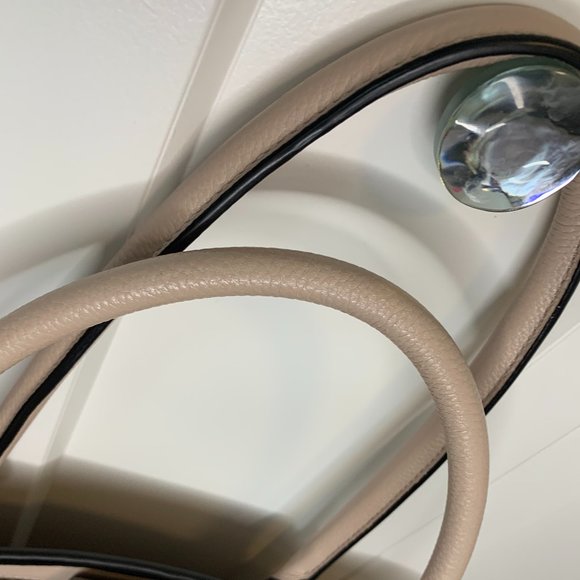 Leather Kate Spade Handbag Pink with Black Trim - Picture 10 of 13